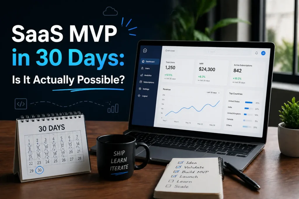 SaaS MVP in 30 Days Is It Actually Possible 