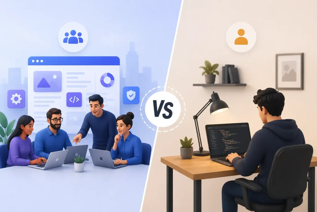 SaaS Development Agency vs Freelancer