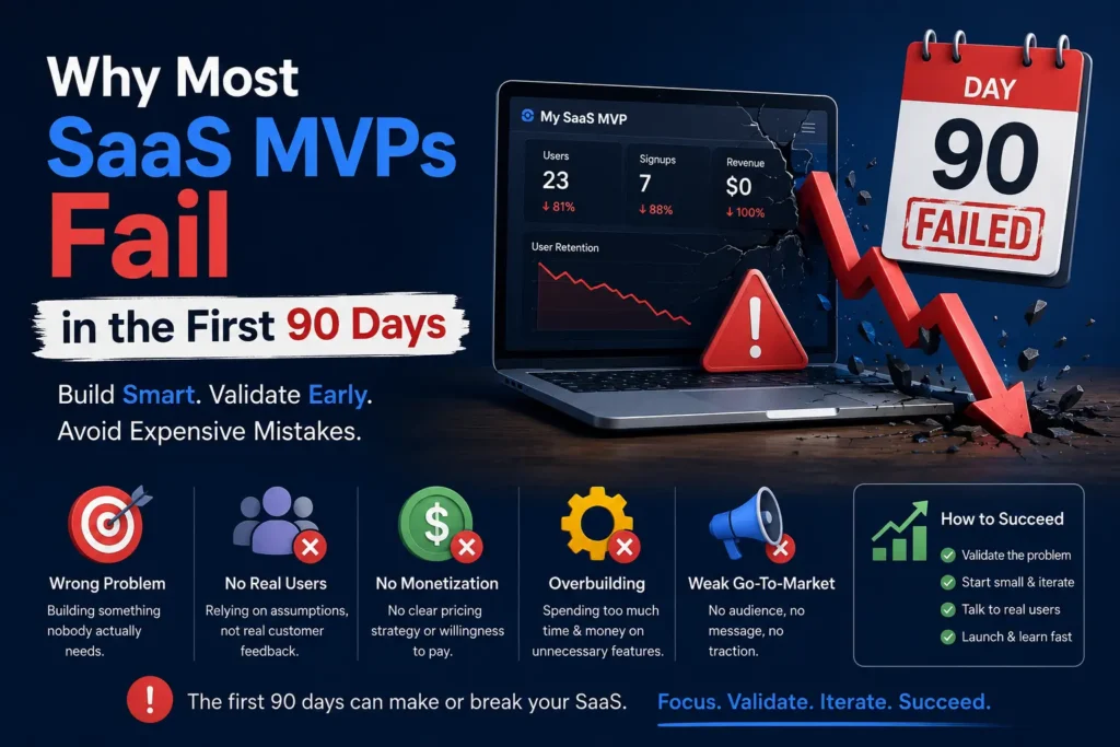 Why Most SaaS MVPs Fail in the First 90 Days